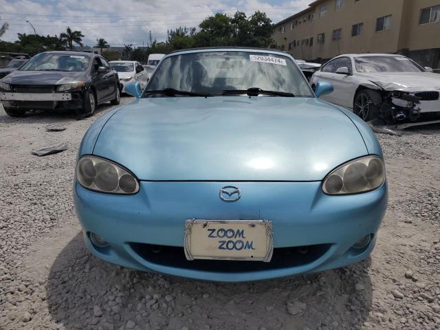 JM1NB353510214049 - 2001 MAZDA MX-5 MIATA BASE TEAL photo 5