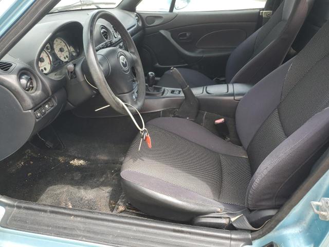 JM1NB353510214049 - 2001 MAZDA MX-5 MIATA BASE TEAL photo 7