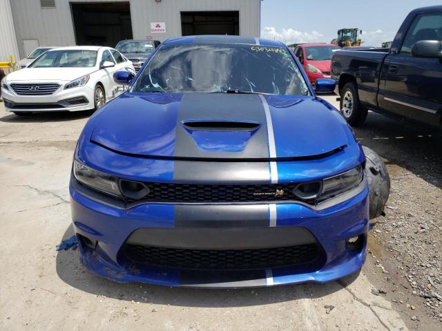 2C3CDXGJ1KH715994 - 2019 DODGE CHARGER SCAT PACK BLUE photo 5