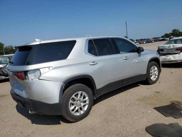 1GNERFKW4NJ106525 - 2022 CHEVROLET TRAVERSE LS SILVER photo 3