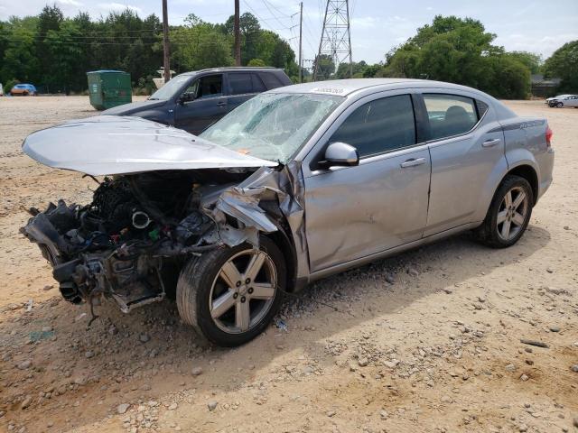 1C3CDZCB3DN662297 - 2013 DODGE AVENGER SXT SILVER photo 1