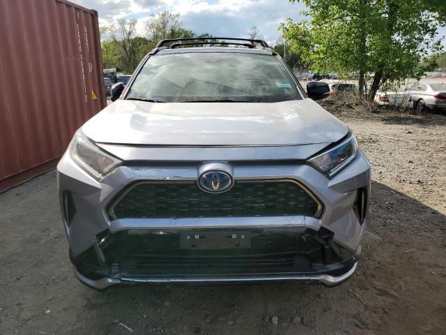 JTMEB3FV7MD043138 - 2021 TOYOTA RAV4 PRIME XSE SILVER photo 5