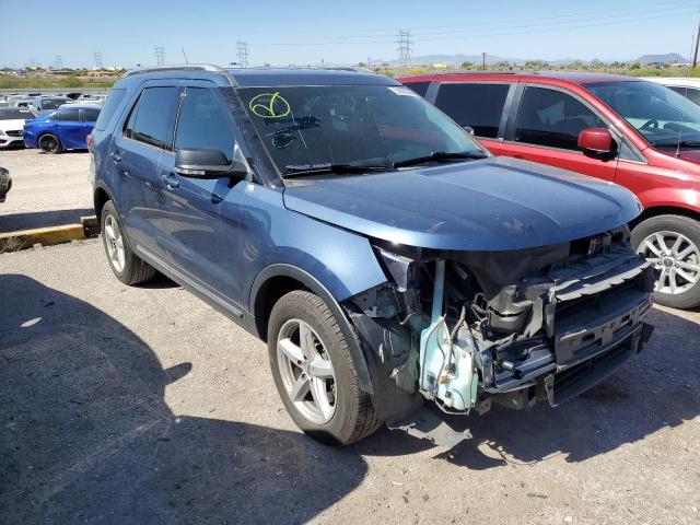 1FM5K7D84KGB39840 - 2019 FORD EXPLORER XLT BLUE photo 4