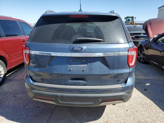 1FM5K7D84KGB39840 - 2019 FORD EXPLORER XLT BLUE photo 6