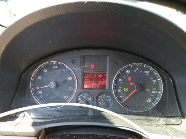 3VWEG71K77M183072 - 2007 VOLKSWAGEN JETTA WOLFSBURG 黑色 照片 9