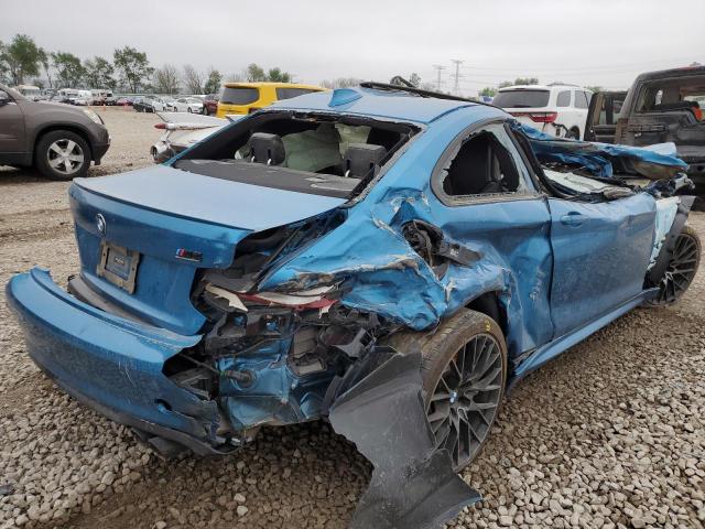 WBS2U7C04M7G62934 - 2021 BMW M2 COMPETITION BLUE photo 3