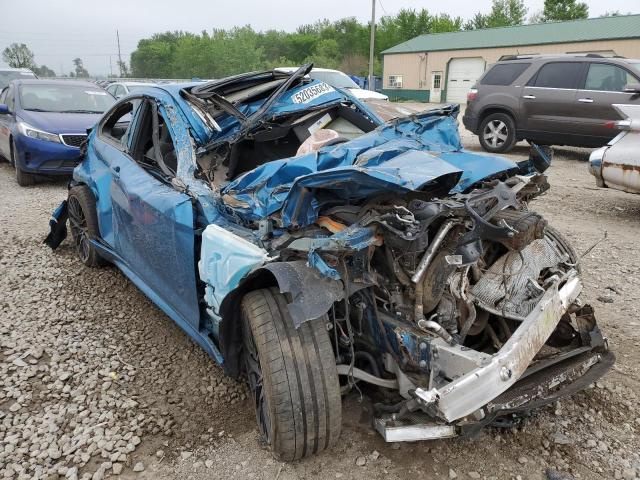 WBS2U7C04M7G62934 - 2021 BMW M2 COMPETITION BLUE photo 4