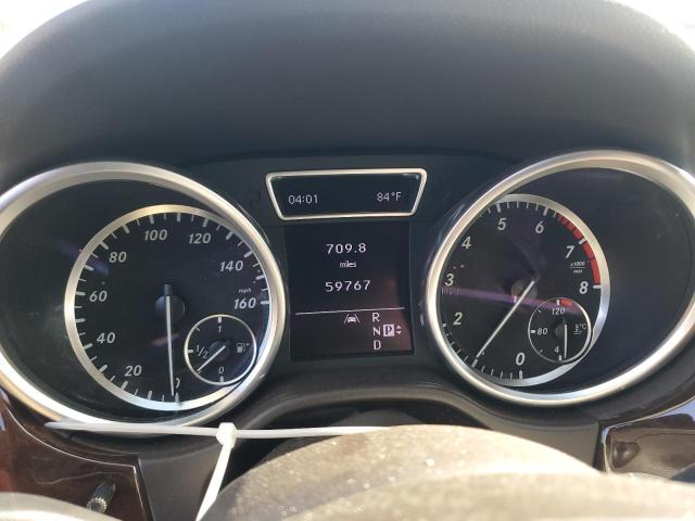 4JGDA5HB9CA094553 - 2012 MERCEDES-BENZ ML 350 4MATIC WHITE photo 9