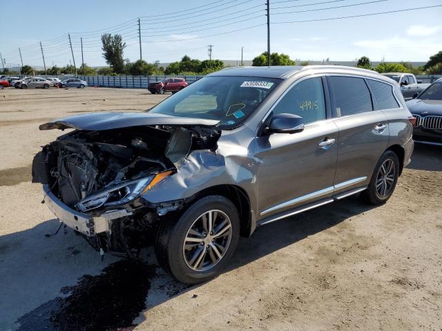 5N1DL0MN8KC559159 - 2019 INFINITI QX60 LUXE GRAY photo 1