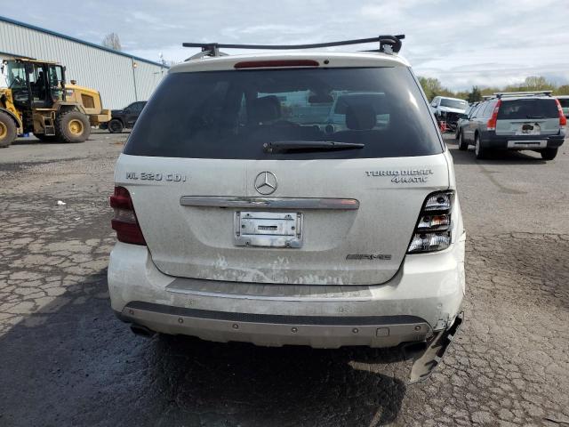 4JGBB22E58A359210 - 2008 MERCEDES-BENZ ML 320 CDI WHITE photo 6