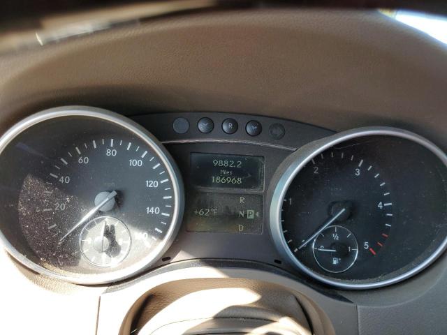 4JGBB22E58A359210 - 2008 MERCEDES-BENZ ML 320 CDI WHITE photo 9