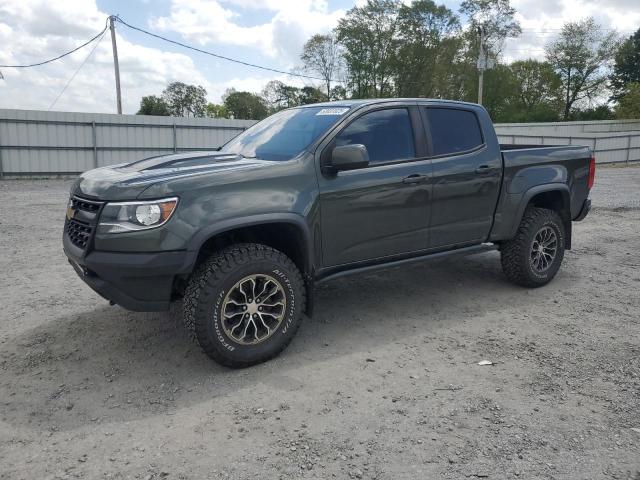 1GCPTEE11J1194070 - 2018 CHEVROLET COLORADO ZR2 GREEN photo 1