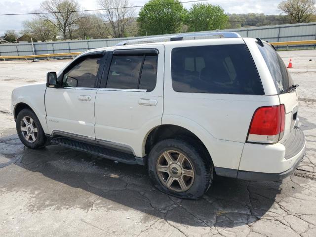 5LMEU88H84ZJ40245 - 2004 LINCOLN AVIATOR თეთრი ფოტო 2