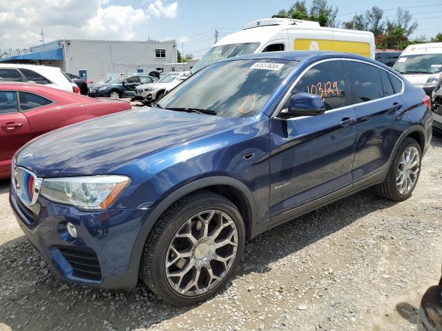 5UXXW3C50F0M89187 - 2015 BMW X4 XDRIVE28I BLUE photo 1