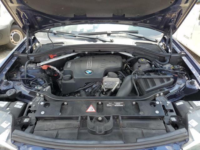 5UXXW3C50F0M89187 - 2015 BMW X4 XDRIVE28I BLUE photo 11