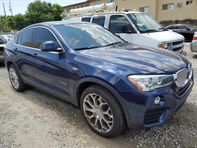 5UXXW3C50F0M89187 - 2015 BMW X4 XDRIVE28I BLUE photo 4