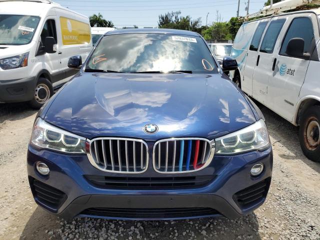 5UXXW3C50F0M89187 - 2015 BMW X4 XDRIVE28I BLUE photo 5