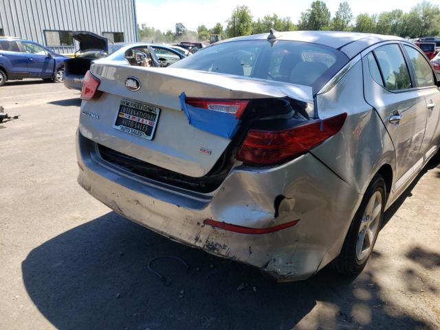 5XXGM4A78FG448192 - 2015 KIA OPTIMA LX SILVER photo 9