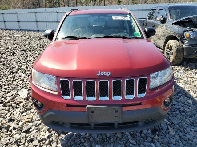 1C4NJDEB0CD573028 - 2012 JEEP COMPASS LATITUDE BURGUNDY photo 5