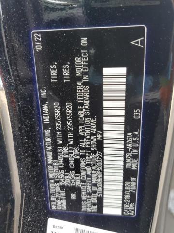 5TDKDRBH8PS000727 - 2023 TOYOTA HIGHLANDER L BLACK photo 13