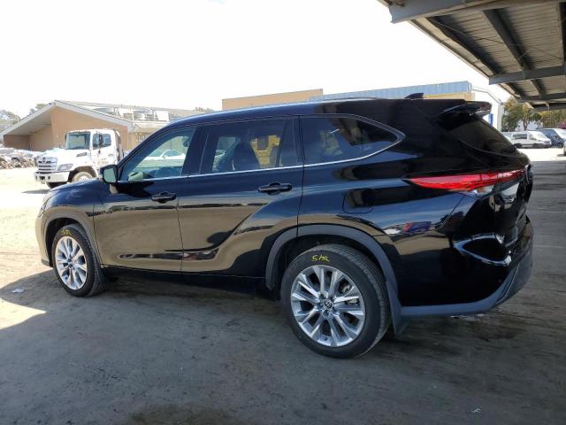 5TDKDRBH8PS000727 - 2023 TOYOTA HIGHLANDER L BLACK photo 2
