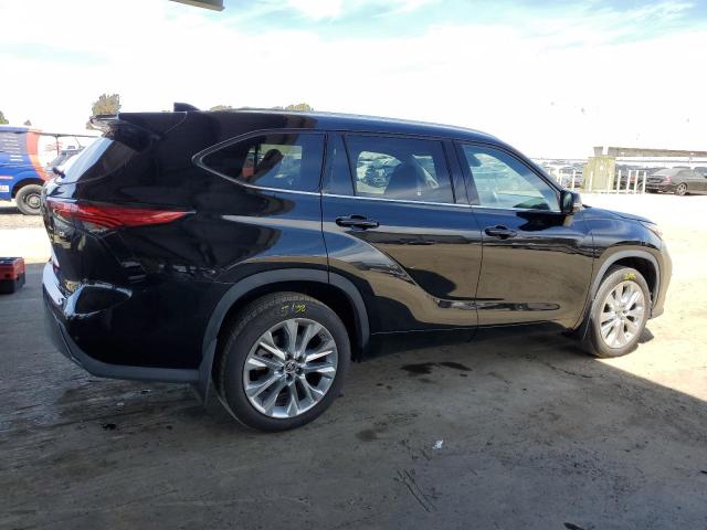 5TDKDRBH8PS000727 - 2023 TOYOTA HIGHLANDER L BLACK photo 3