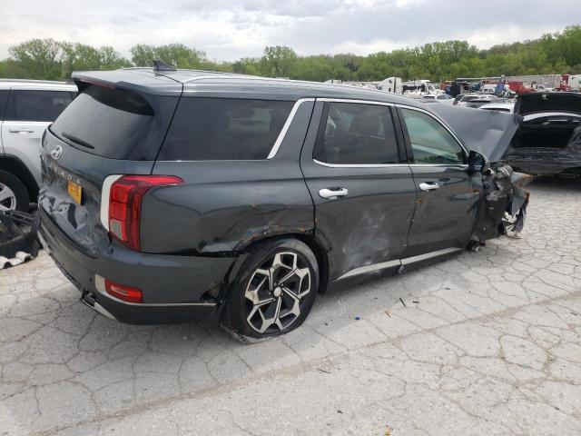 KM8R7DHE0NU422744 - 2022 HYUNDAI PALISADE CALLIGRAPHY GRAY photo 3