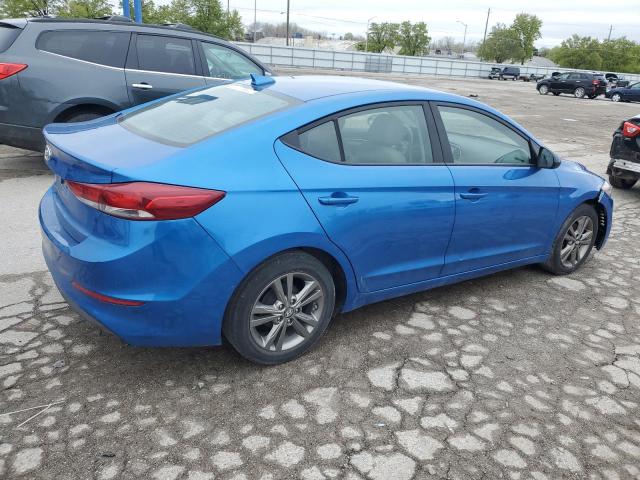 5NPD84LF1HH017468 - 2017 HYUNDAI ELANTRA SE BLUE photo 3