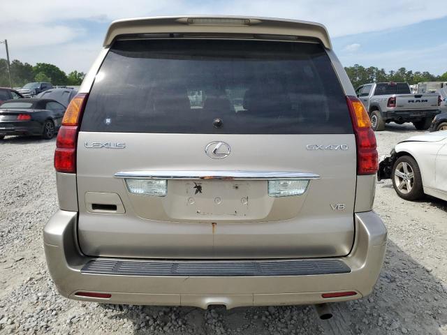 JTJBT20X340047809 - 2004 LEXUS GX 470 GOLD photo 6