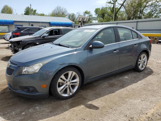 1G1PH5SC0C7360255 - 2012 CHEVROLET CRUZE LTZ BLUE photo 1