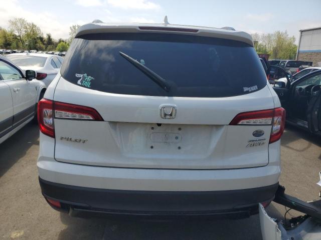 5FNYF6H29MB023889 - 2021 HONDA PILOT SE WHITE photo 6