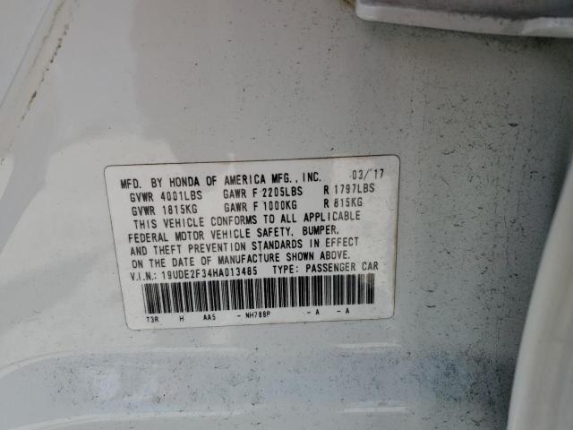 19UDE2F34HA013485 - 2017 ACURA ILX BASE WATCH PLUS WHITE photo 13