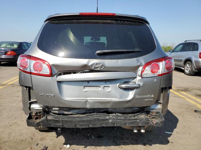 5XYZHDAG7BG008337 - 2011 HYUNDAI SANTA FE SE SILVER photo 6