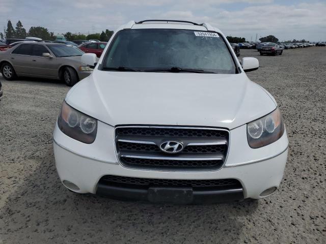 5NMSH13E87H090135 - 2007 HYUNDAI SANTA FE SE WHITE photo 5