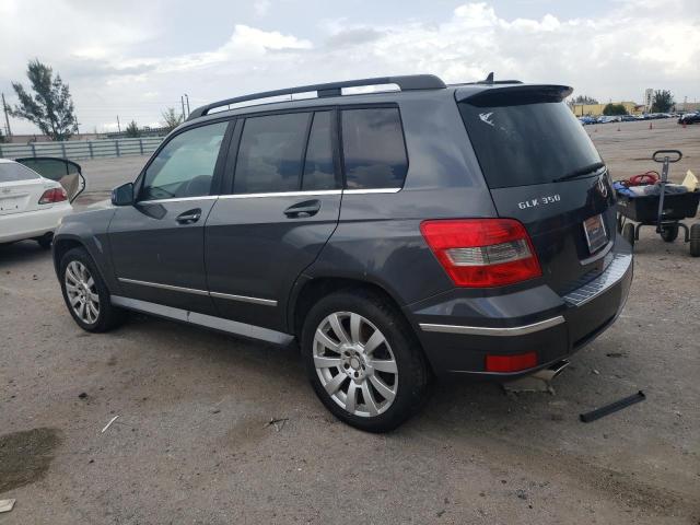 WDCGG5GBXAF437186 - 2010 MERCEDES-BENZ GLK 350 GRAY photo 2