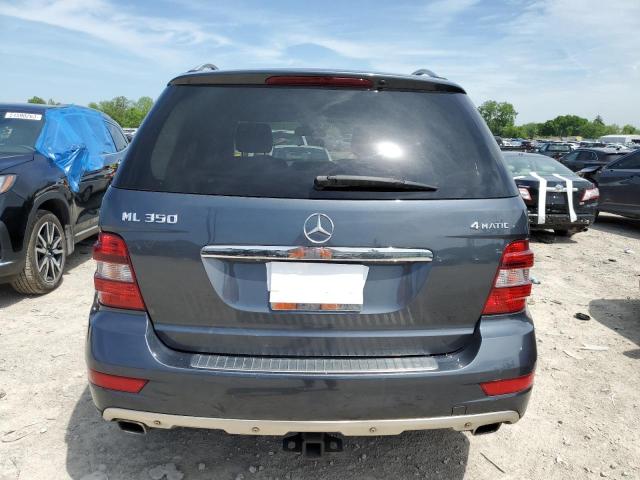 4JGBB8GBXBA625149 - 2011 MERCEDES-BENZ ML 350 4MATIC GRAY photo 6