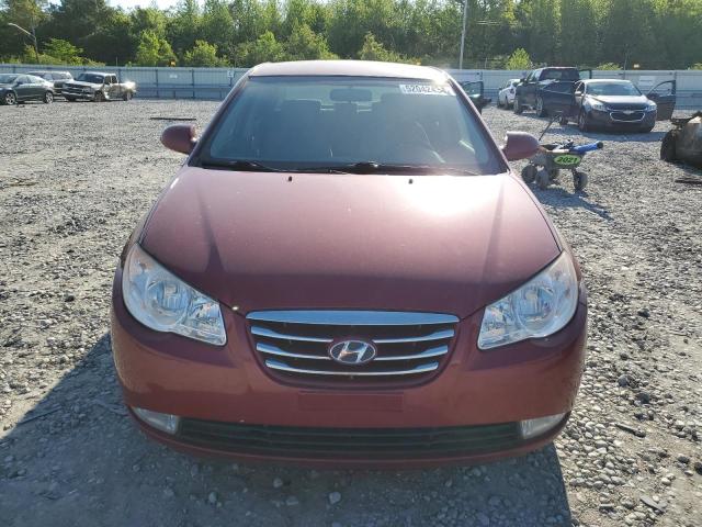 KMHDU4AD5AU112233 - 2010 HYUNDAI ELANTRA BLUE RED photo 5