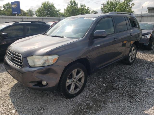 JTEES43A882079862 - 2008 TOYOTA HIGHLANDER SPORT GRAY photo 1