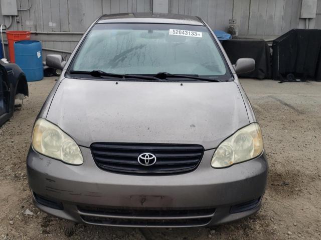 1NXBR32E53Z180674 - 2003 TOYOTA COROLLA CE GRAY photo 5