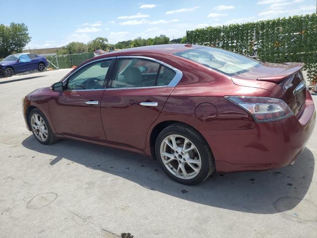 1N4AA5AP3CC864916 - 2012 NISSAN MAXIMA S MAROON photo 2