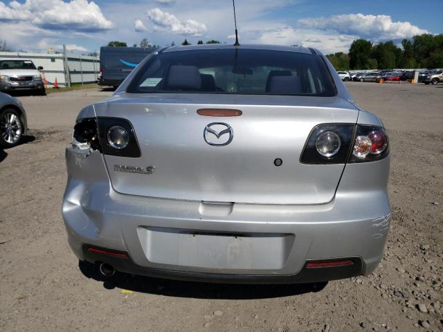 JM1BK32G981142576 - 2008 MAZDA 3 I SILVER photo 6