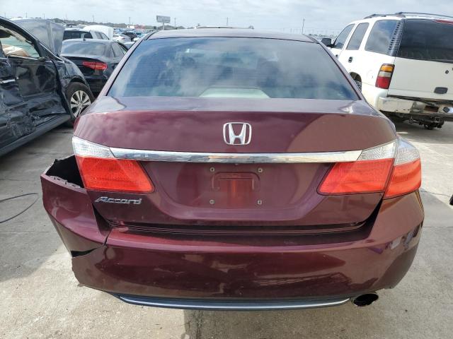 1HGCR2F31DA126062 - 2013 HONDA ACCORD LX MAROON photo 6