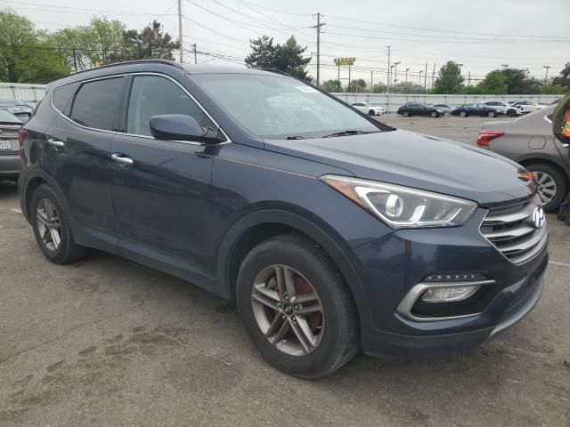 5XYZU3LB0HG414671 - 2017 HYUNDAI SANTA FE S BLUE photo 4