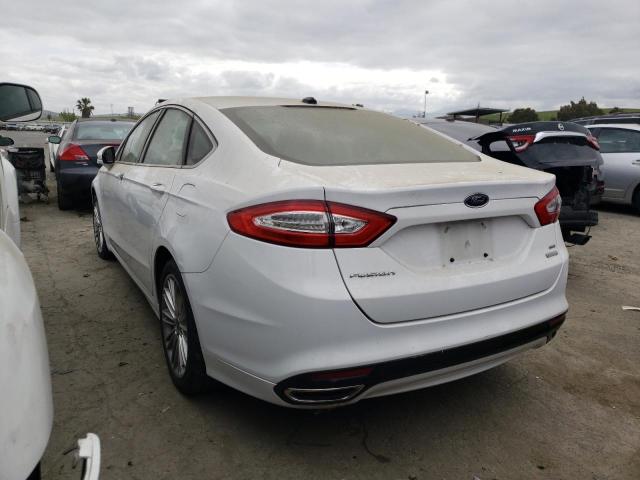 3FA6P0H95ER358989 - 2014 FORD FUSION SE WHITE photo 2