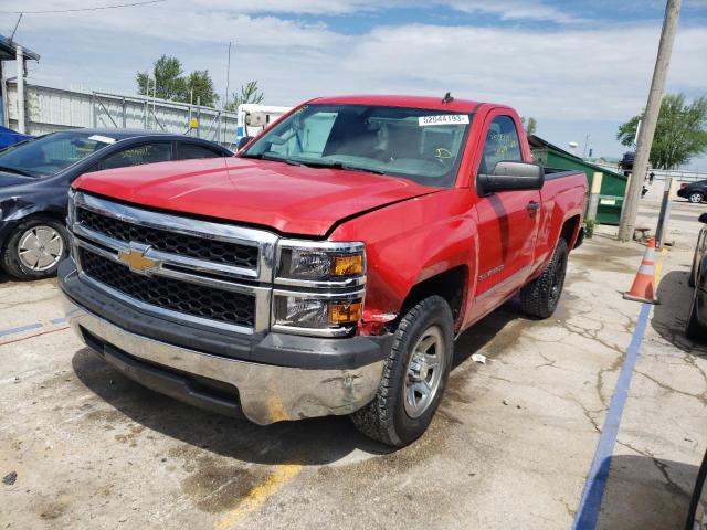 1GCNCPEH3EZ127803 - 2014 CHEVROLET SILVERADO C1500 RED photo 1