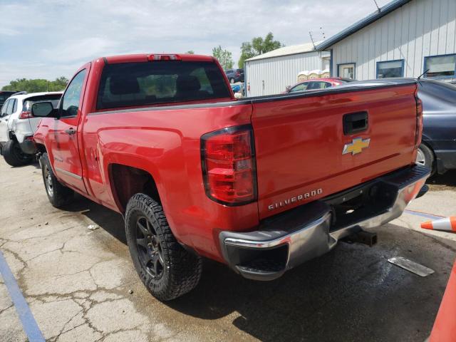 1GCNCPEH3EZ127803 - 2014 CHEVROLET SILVERADO C1500 RED photo 2