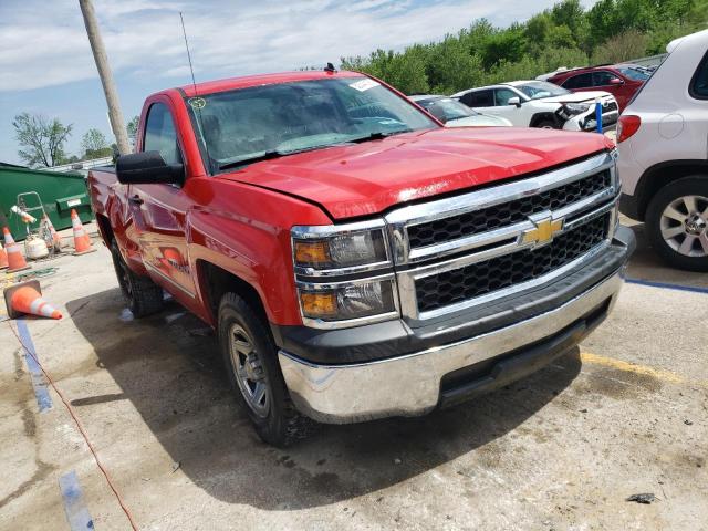 1GCNCPEH3EZ127803 - 2014 CHEVROLET SILVERADO C1500 RED photo 4