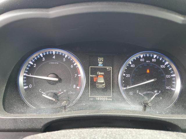 5TDJKRFHXES010247 - 2014 TOYOTA HIGHLANDER XLE MAROON photo 9