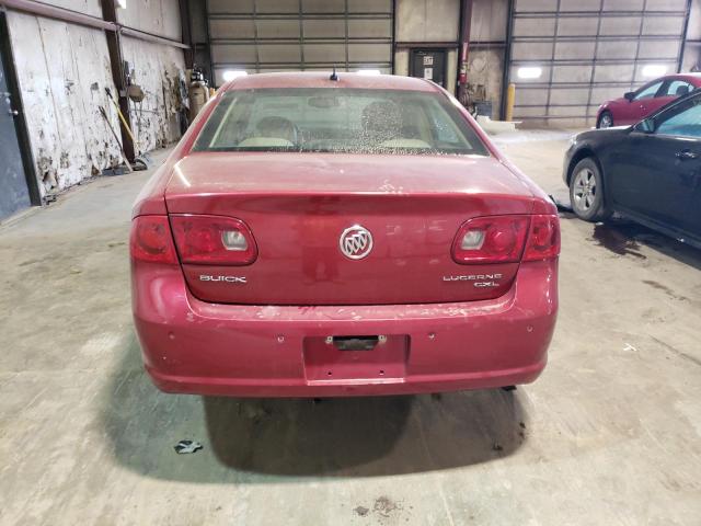 1G4HD57257U122251 - 2007 BUICK LUCERNE CXL BURGUNDY photo 6