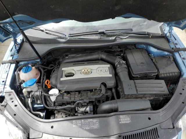 WVWBA71F29V014855 - 2009 VOLKSWAGEN EOS TURBO BLUE photo 11